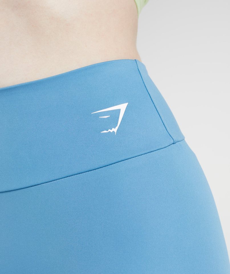 Legginsy Gymshark Treningowe Damskie Niebieskie | PL 265OKT